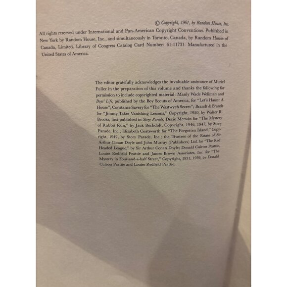 Vintage Alfred Hitchcocks Haunted Houseful Hardcover Book Dust Jacket 1961 - Picture 11 of 14